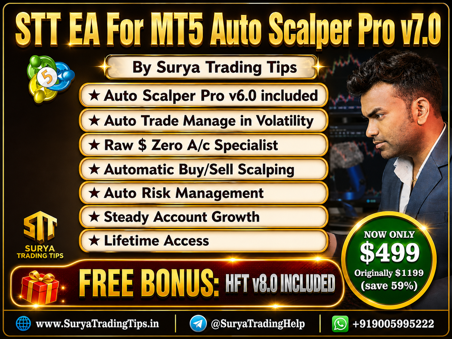 STT EA For MT5 Auto Scalper Pro v7.0
