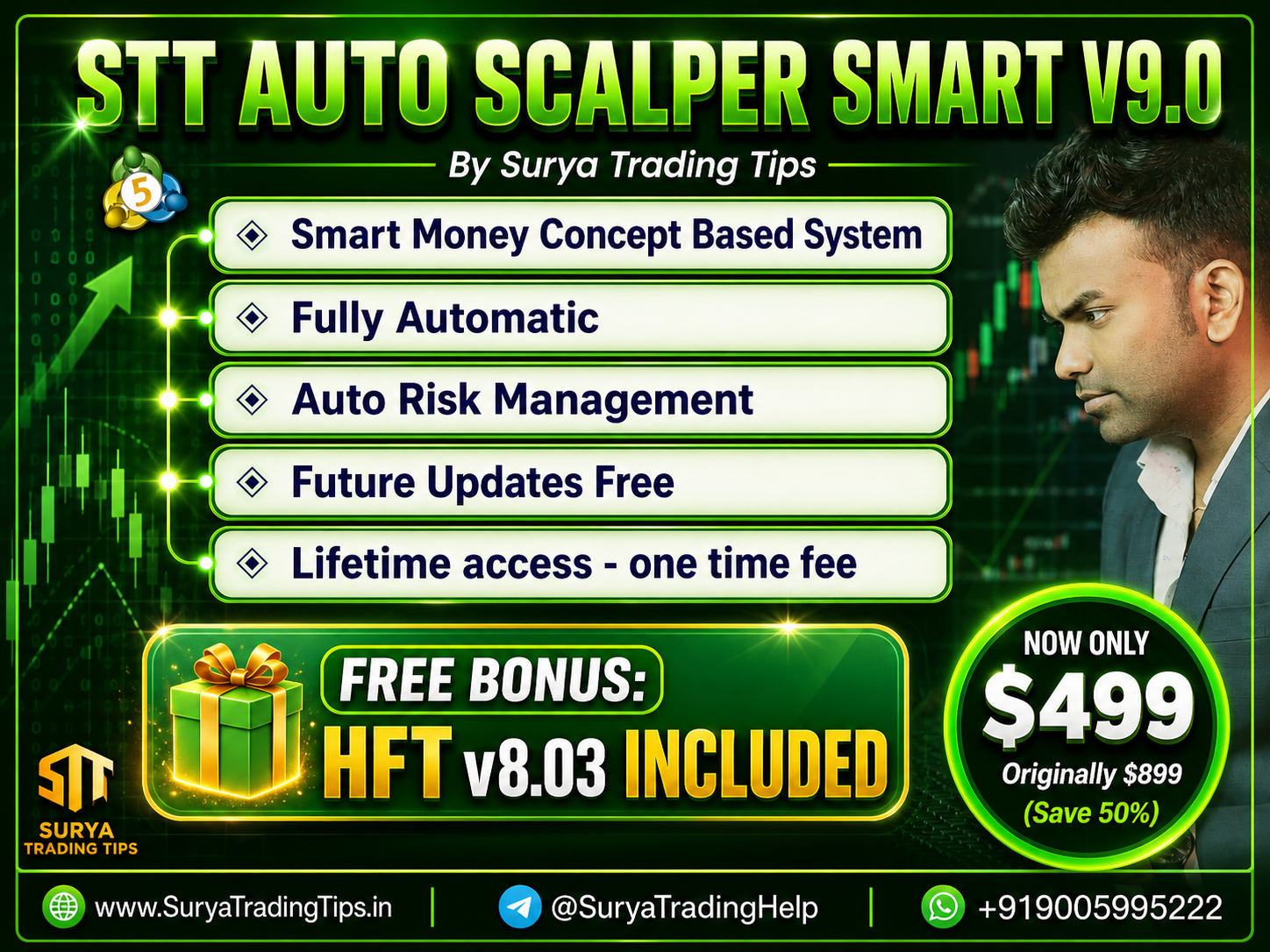 STT EA For MT5 Auto Scalper Smart v9.0